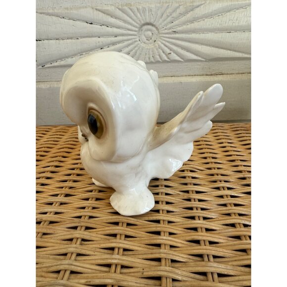 Vintage MCM Baby Snow White Big Eye Owl Anthony Freeman Mcfarlin - Picture 8 of 10